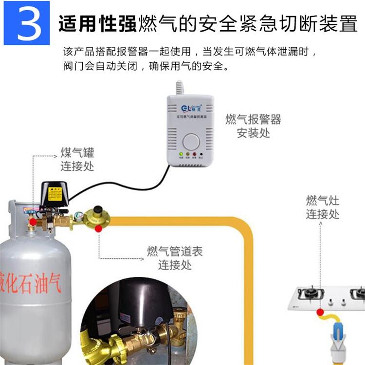 管道燃氣尖嘴閥，DN15